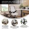 Flash Furniture Drafting Chair White Mesh Drafting Chair, Mesh, White BL-ZP-8805D-WH-GG - alternate 6